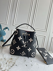 Louis Vuitton NéoNoé MM Monogram Empreinte Black 26.0 x 26.0 x 17.5 cm - 1