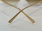 Cartier Rimless Hexagonal Sunglasses - 6
