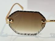 Cartier Rimless Hexagonal Sunglasses - 5