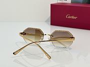 Cartier Rimless Hexagonal Sunglasses - 3