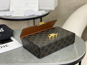 Celine Triomphe Box Top Handle Bag 22x13.5x6cm - 5