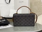 Celine Triomphe Box Top Handle Bag 22x13.5x6cm - 3