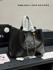 Chanel Large Classic Shopping Tote Black 42x33cm - 1