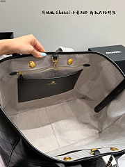 Chanel Large Classic Shopping Tote Black 42x33cm - 6