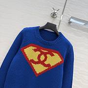 Chanel Métiers d'art Cashmere Pullover Blue - 4