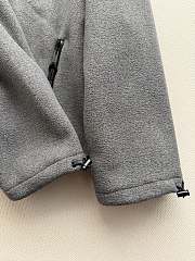 Miu Miu Fleece zippered hoodie jacket Grey - 2