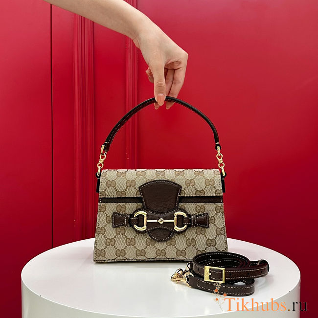 Gucci Horsebit Duomo small top handle bag 20-13.5-6cm - 1