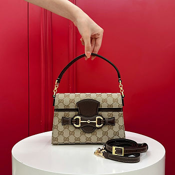 Gucci Horsebit Duomo small top handle bag 20-13.5-6cm