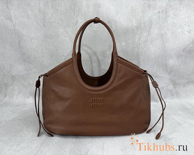 Miu Miu Ivy nappa-leather bag 40X30X15cm - 1