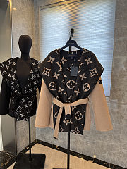 Louis Vuitton Wool Trench Coat Brown - 5