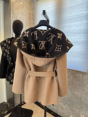 Louis Vuitton Wool Trench Coat Brown - 4