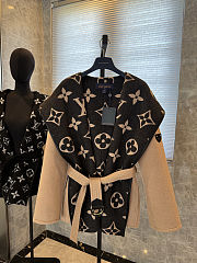 Louis Vuitton Wool Trench Coat Brown - 3