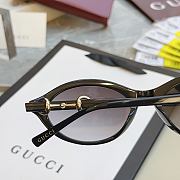  Gucci Horsebit oval-frame sunglasses - 3