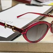  Gucci Horsebit oval-frame sunglasses - 2