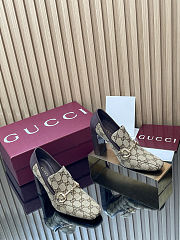Gucci GG Canvas Horsebit Pumps - 5