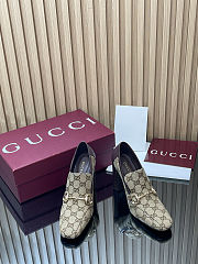Gucci GG Canvas Horsebit Pumps - 2