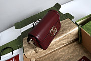 Gucci Go Small Shoulder Bag Rosso Ancora 21.5x14x9cm - 5