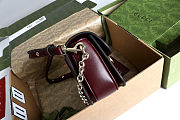 Gucci Go Small Shoulder Bag Rosso Ancora 21.5x14x9cm - 2