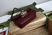 Gucci Go Small Shoulder Bag Rosso Ancora 21.5x14x9cm - 3