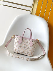Louis Vuitton Neverfull Inside Out BB Pink pastel 14 x 9 x 24 cm - 3