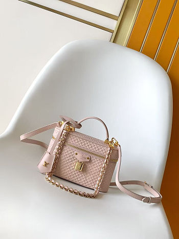 Louis Vuitton Vanity Chain Pouch Pink 19 x 11.5 x 6.5 cm