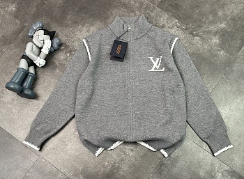  Louis Vuitton Zippered Knitted Blouson