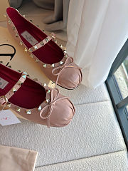 Valentino Garavani Mary-Jane Rockstud Ballerina  - 6