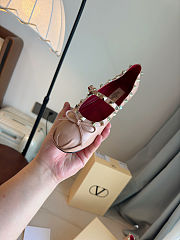 Valentino Garavani Mary-Jane Rockstud Ballerina  - 3