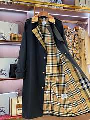 Burberry Check Panel Trench Coat - 6