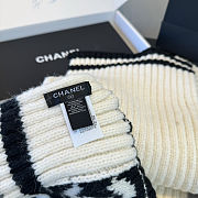 Chanel Ribbed Knit Scarf - 5