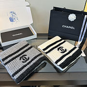 Chanel Ribbed Knit Scarf - 2