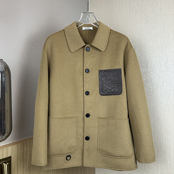 LOEWE Wool-Cashmere Workwear Jacket