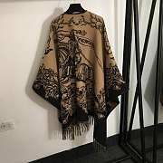 Burberry Reversible Equestrian Knight Design Wool Cape - 3